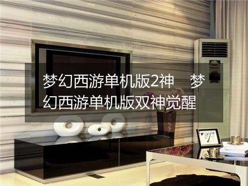 梦幻西游单机版2神　梦幻西游单机版双神觉醒